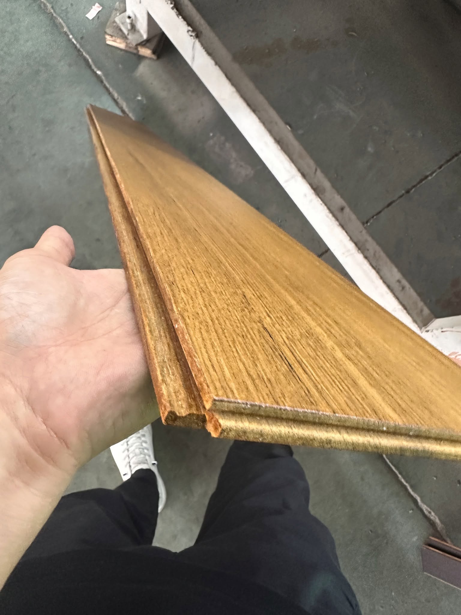 Teak Tongue and Groove Flooring