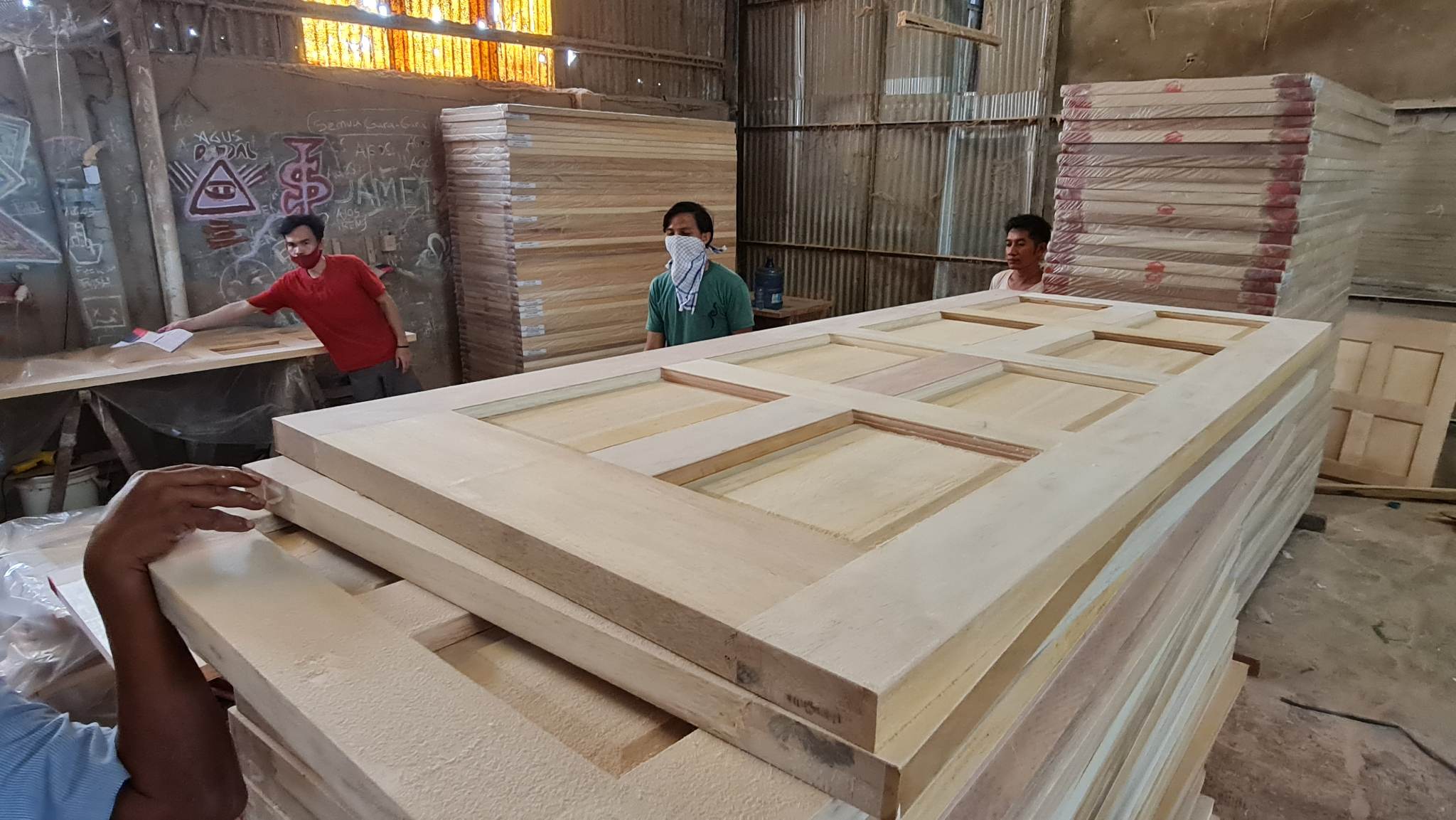 Wooden door project application