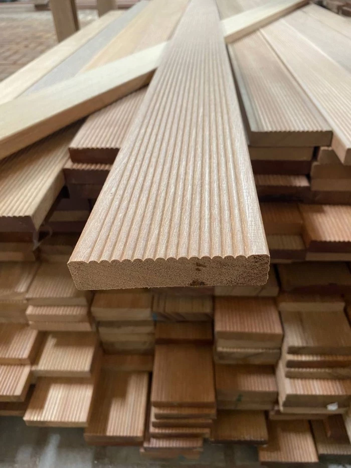 Yellow Balau Decking Profile