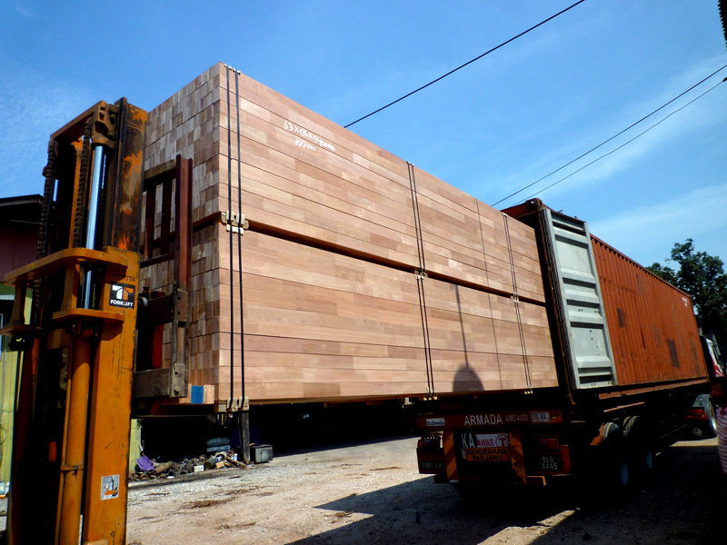 Meranti Laminated Scantling Bundles