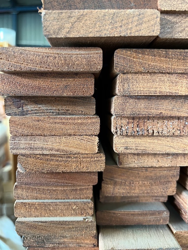 S4S solid Merbau timber