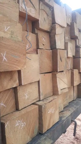 Yellow Balau timber block